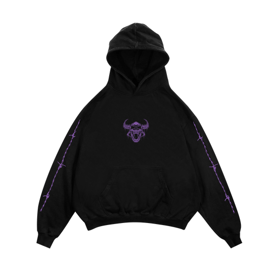 Garza Podcast Skull Hoodie